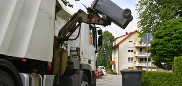 Der Biomll wird abgeholt