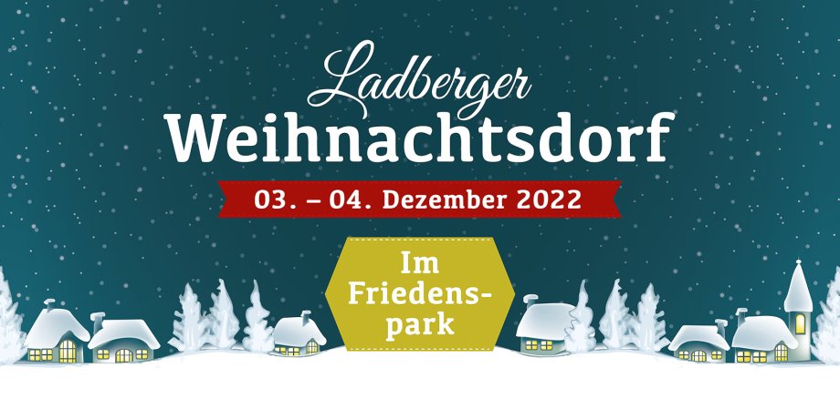 Ladberger Weihnachtsdorf Website-Banner
